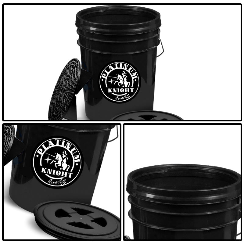 Car Detailing Wash Bucket with Grit Guard